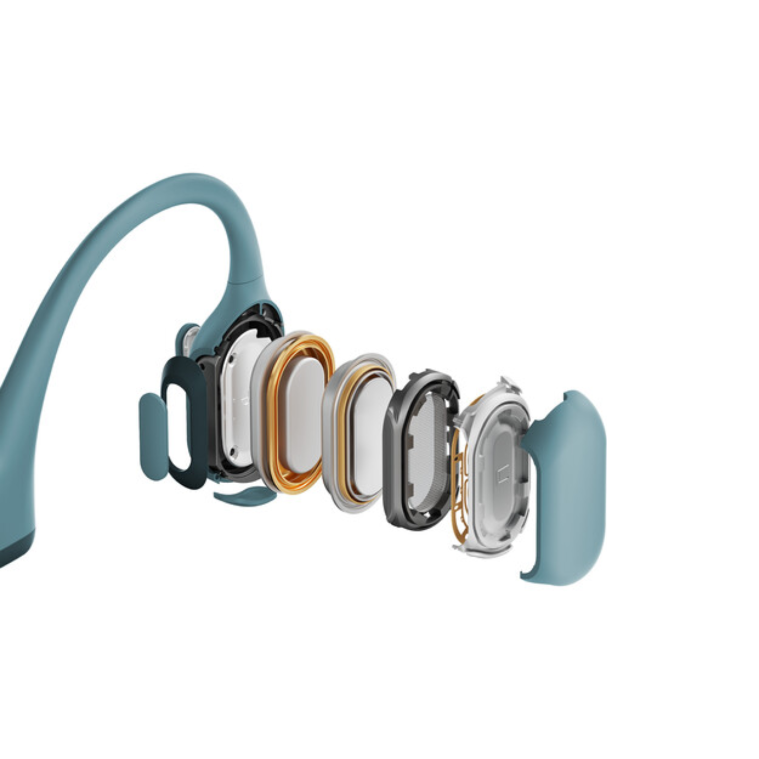 Shokz OpenRun Pro Bone Conduction Wireless Headphones - Blue | Perfect for Running, Cycling & Outdoor Sports