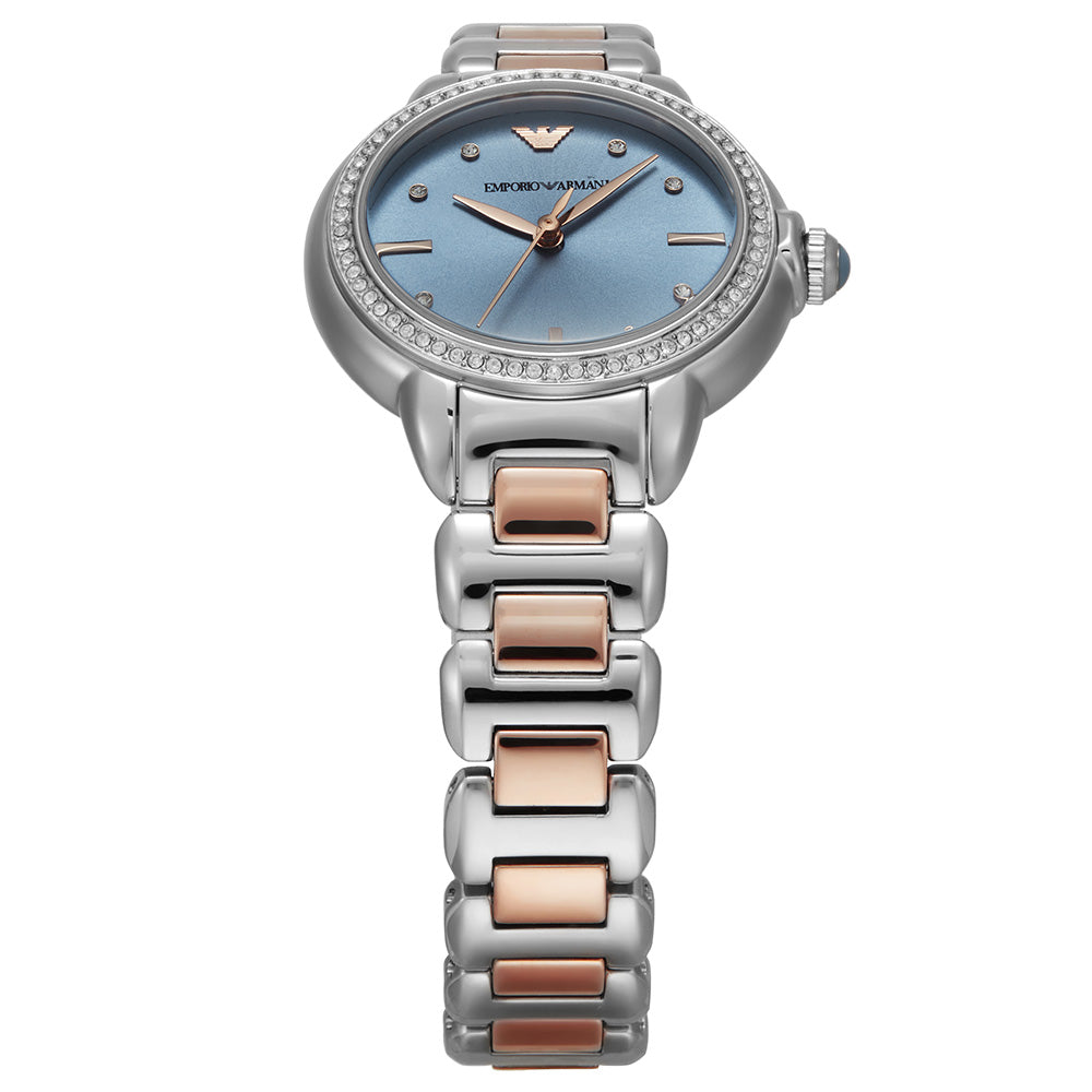 Emporio Armani AR11597 Mia Women's Watch - Luxury Stainless Steel Chronograph for Business & Evening Wear