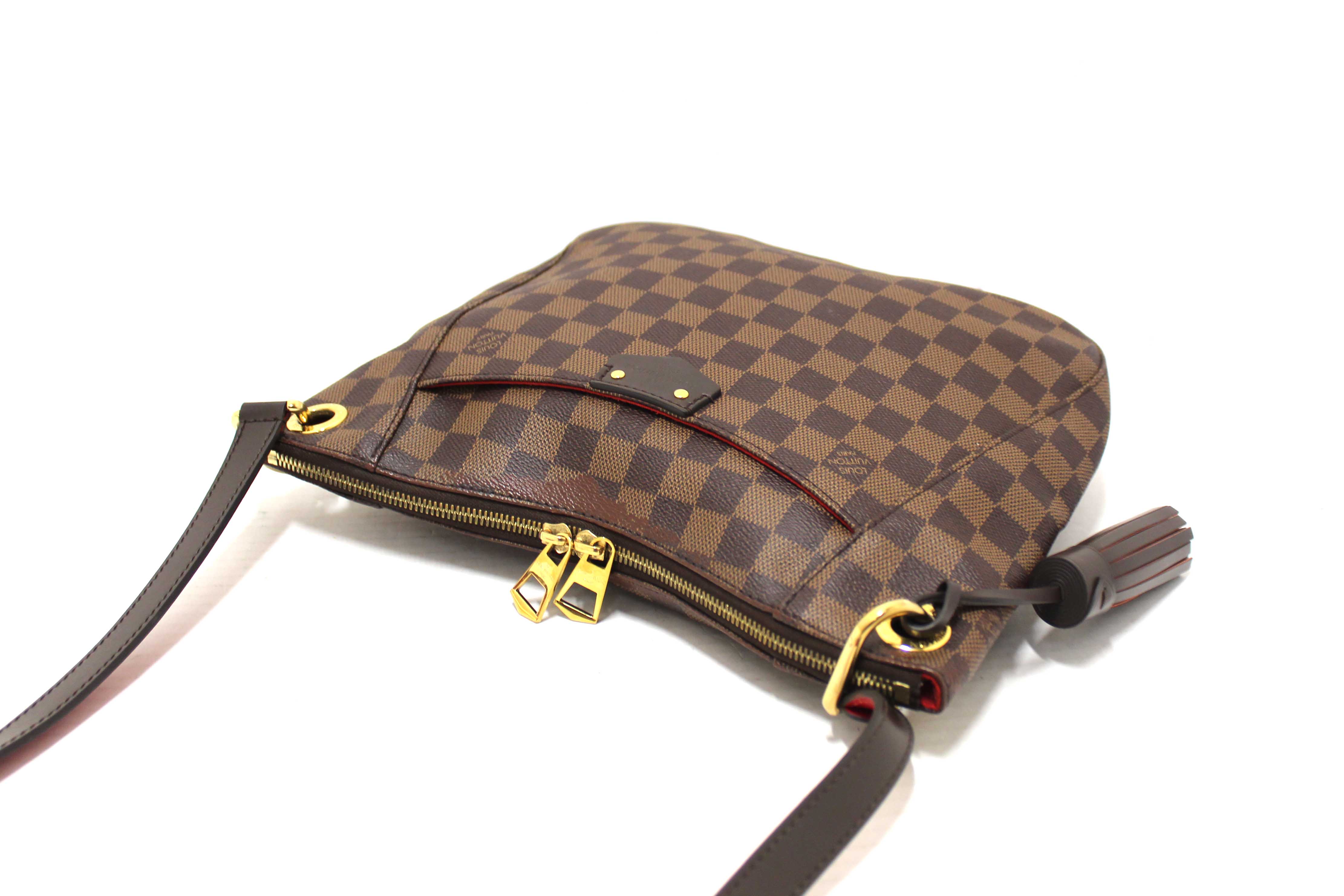Authentic Louis Vuitton Damier Ebene South Bank Besace Messenger Bag for Women - Luxury Crossbody Bag for Travel, Work & Everyday Use