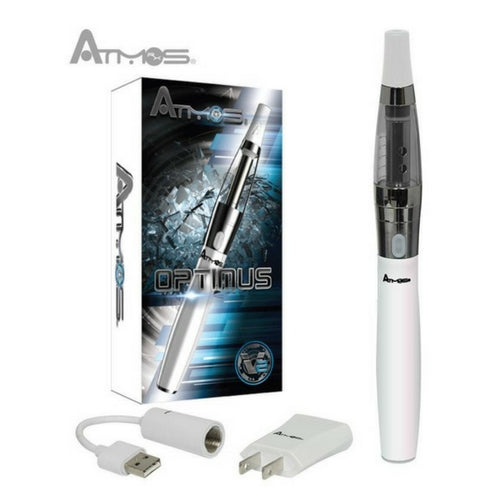 Atmos Optimus V2 E-Liquid Vaporizer Kit - Portable & Rechargeable Vape Pen for E-Juice & Oil - Perfect for On-The-Go Vaping & Discreet Use