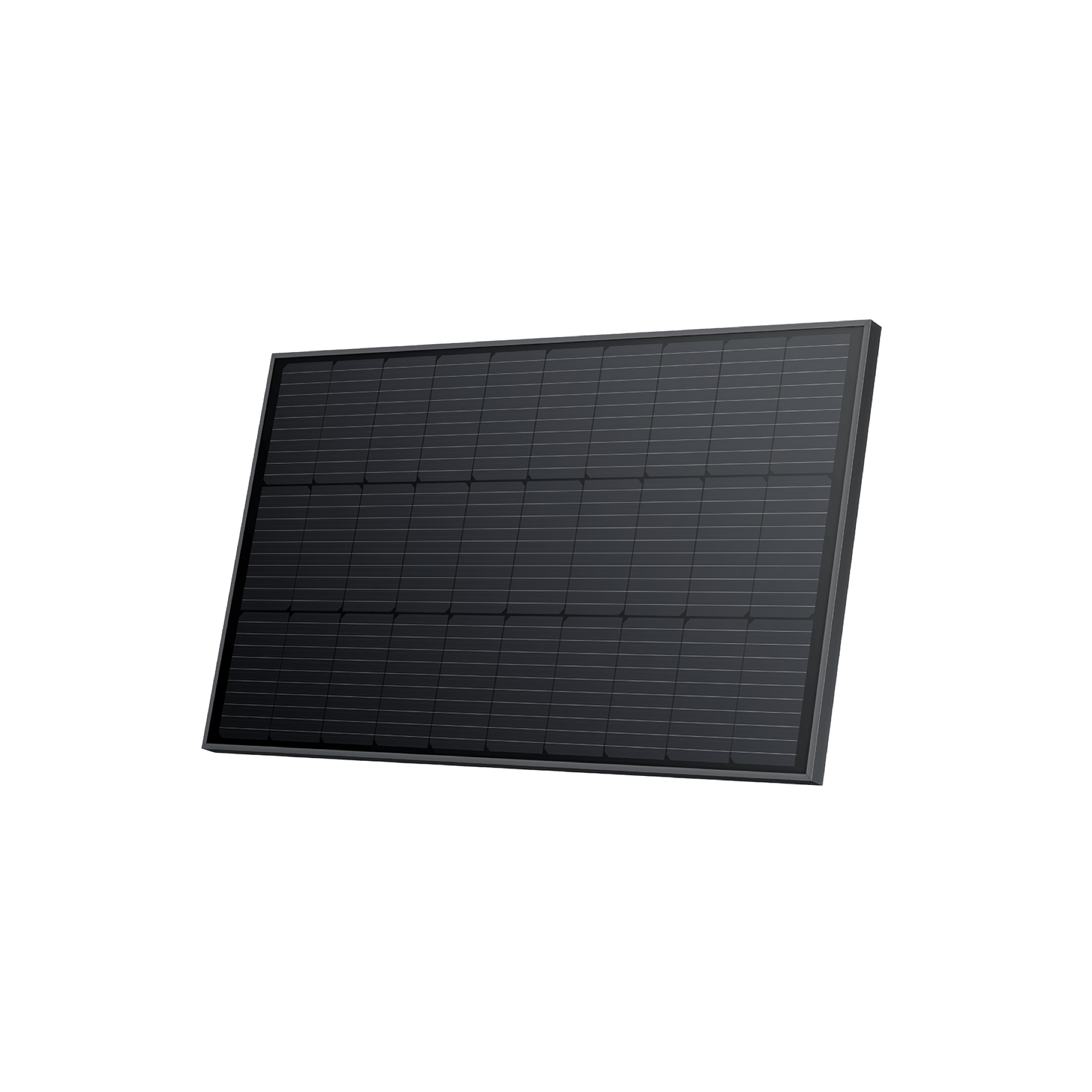 EcoFlow 100W Rigid Solar Panel - Portable Solar Charger for RV, Camping & Off-Grid Power - High Efficiency Monocrystalline Solar Panel for Outdoor Adventures & Emergency Backup