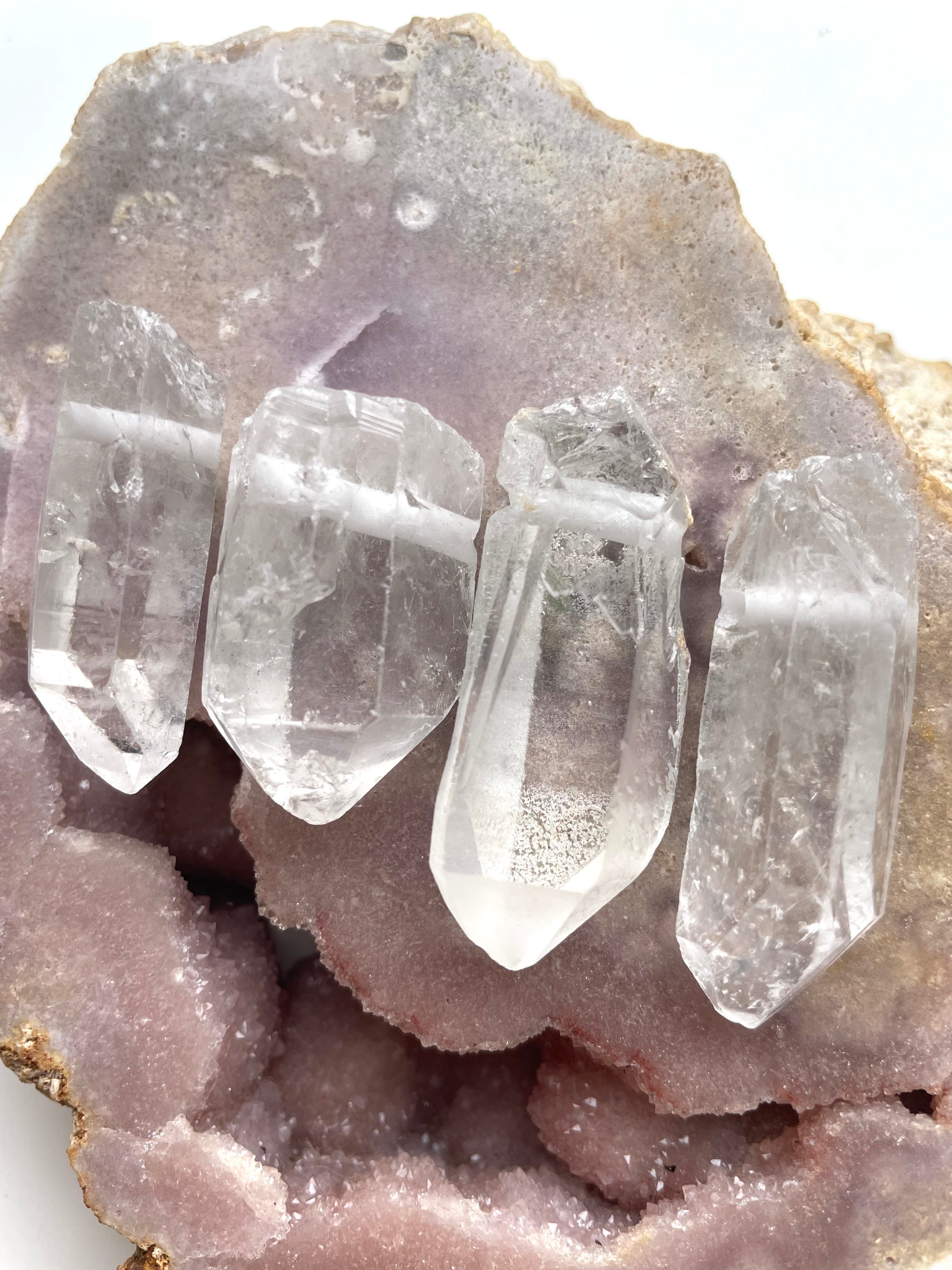 Large Raw Clear Quartz Statement Necklace | Natural Crystal Jewelry for Women | Boho Chic Accessory for Spiritual Healing & Energy Cleansing