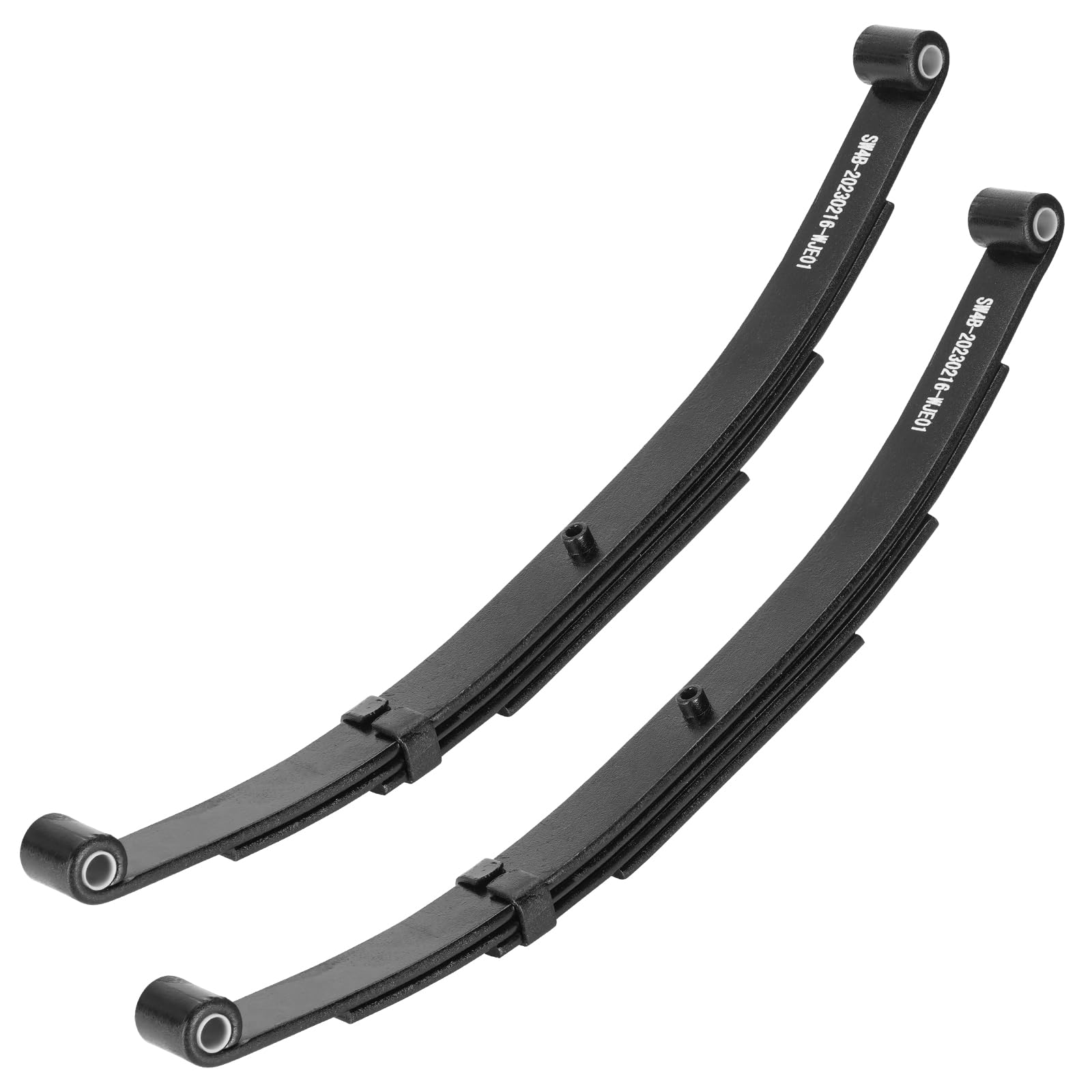 SEHNSUCHT 4 Leaf Trailer Leaf Spring – 1750lb Capacity, Double Eye Design for 3500lb Axle – 25-1/4