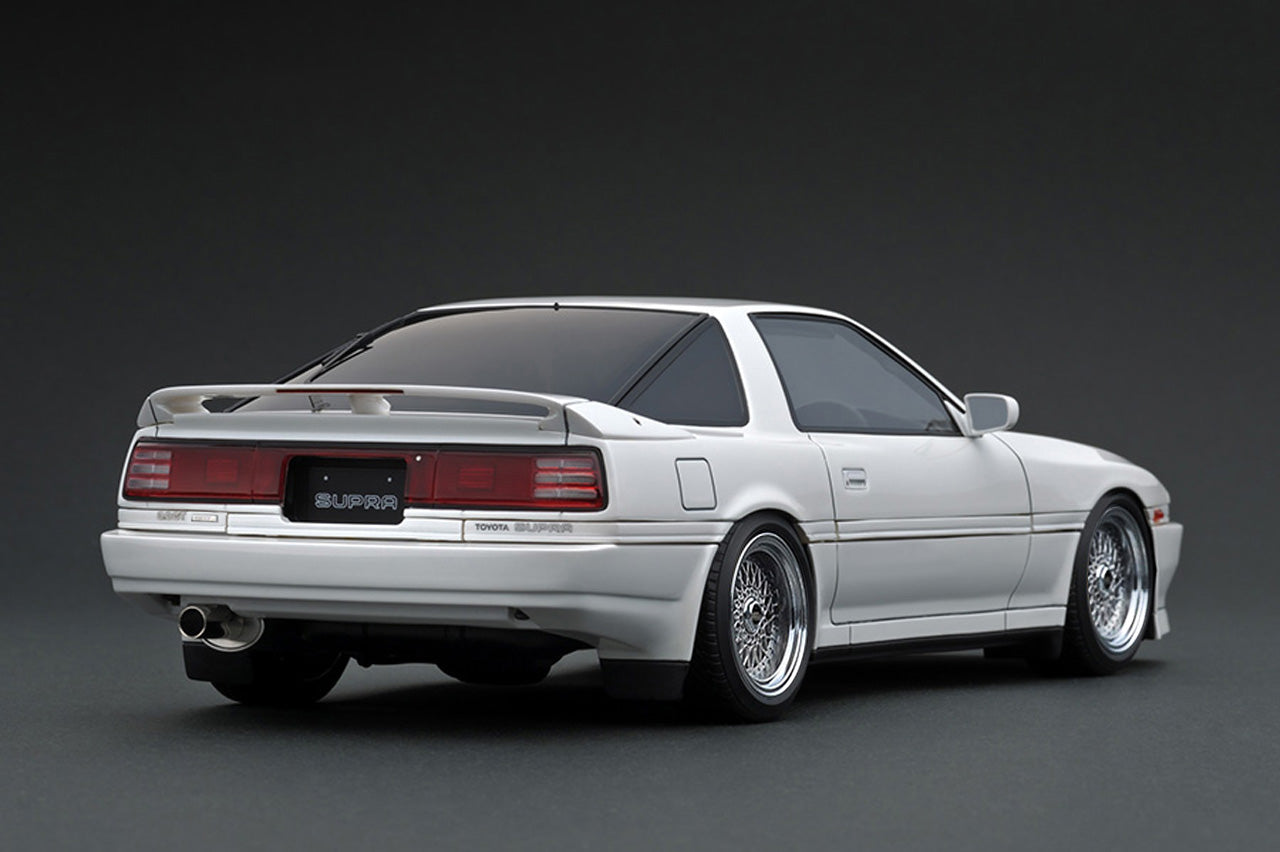1:18 Scale Toyota Supra 3.0GT LIMITED (MA70) White Diecast Model Car - Collectible Toy for Car Enthusiasts, Perfect for Display & Gifts