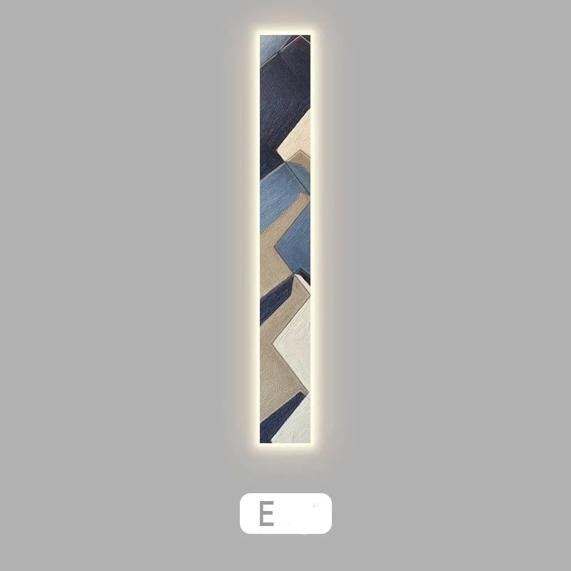 Abstract LED Panel Wall Lamp - Modern Indoor Lighting Fixture for Living Room, Bedroom & Office Decor
