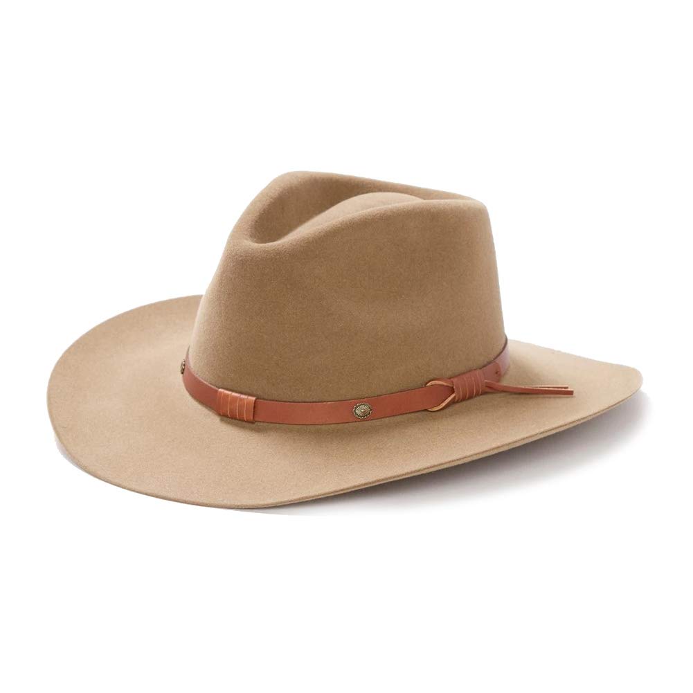 Stetson Catera Gun Club Hat for Men - Classic Western Cowboy Hat for Hunting, Outdoor & Casual Wear - Durable Felt Hat with Leather Band