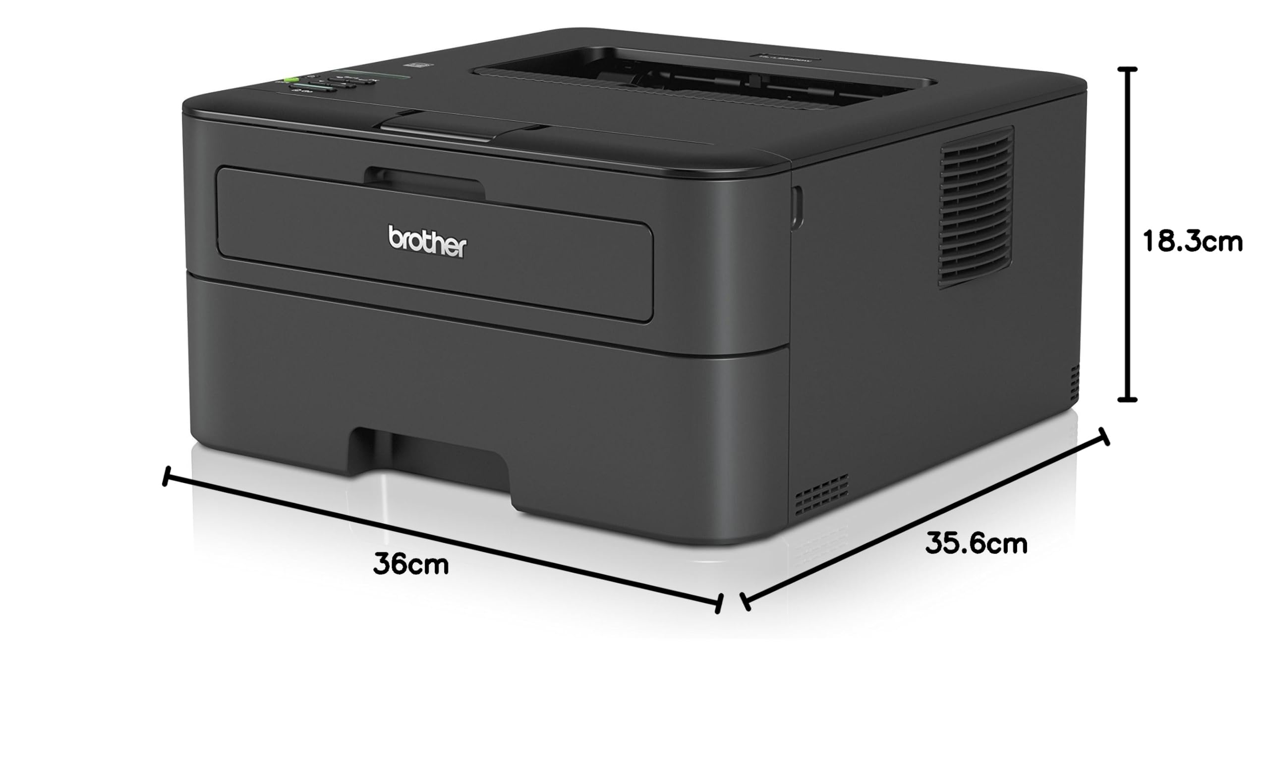 Brother HL-L2340DW Wireless Monochrome Laser Printer for Home & Office - Fast Printing, Duplex, Mobile Printing | Perfect for Documents, Reports, and School Projects