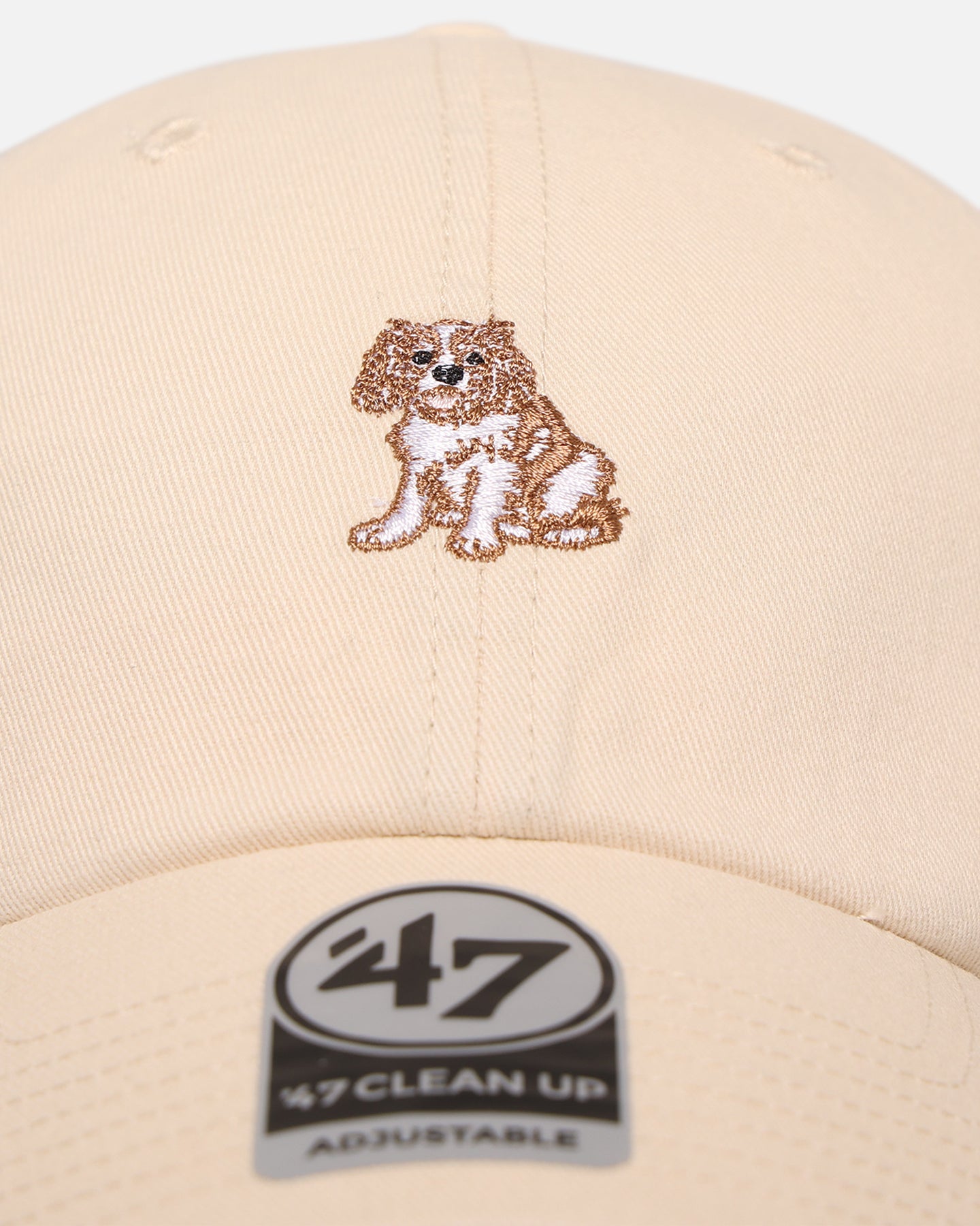 47 Brand Cavalier Spaniel Dog Collection Adjustable Strapback Hat - Natural Cotton Baseball Cap for Men & Women - Perfect for Outdoor Activities, Dog Walking, and Casual Wear