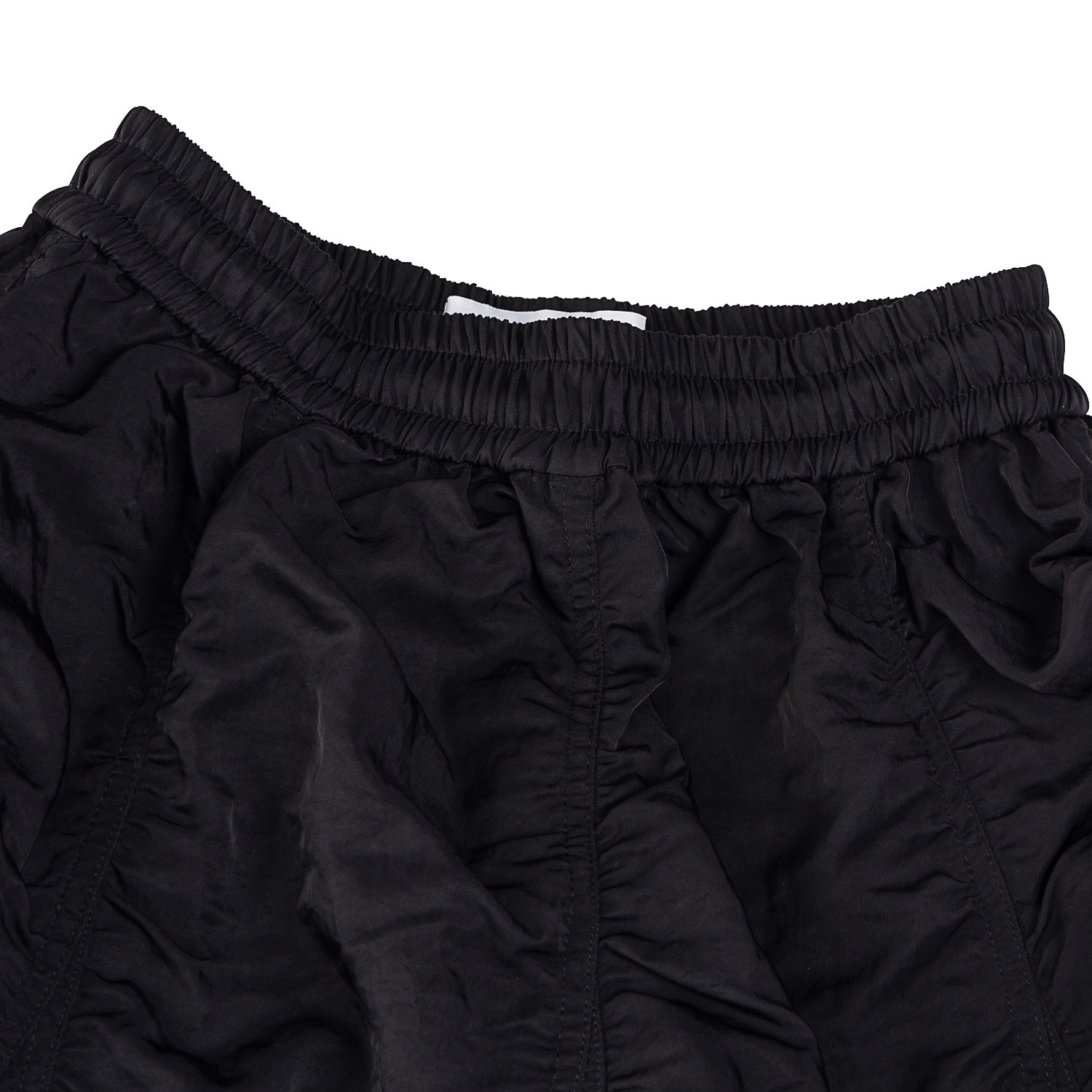 Neutral Society Puckering Balloon Skirt in Black - Trendy A-Line Midi Skirt for Women, Perfect for Parties, Dates & Office Wear