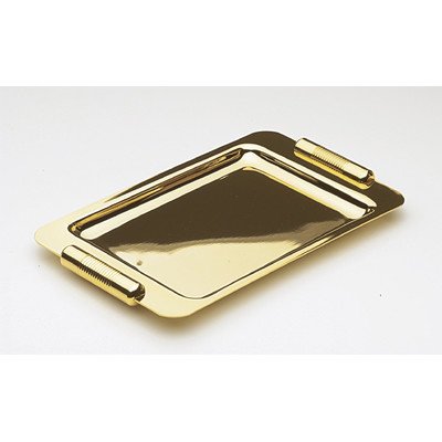 Elegant Vanity Tray with Polished Nickel Finish - Perfect for Jewelry Organization & Bathroom Decor | Stylish Makeup Organizer for Dresser & Vanity Table