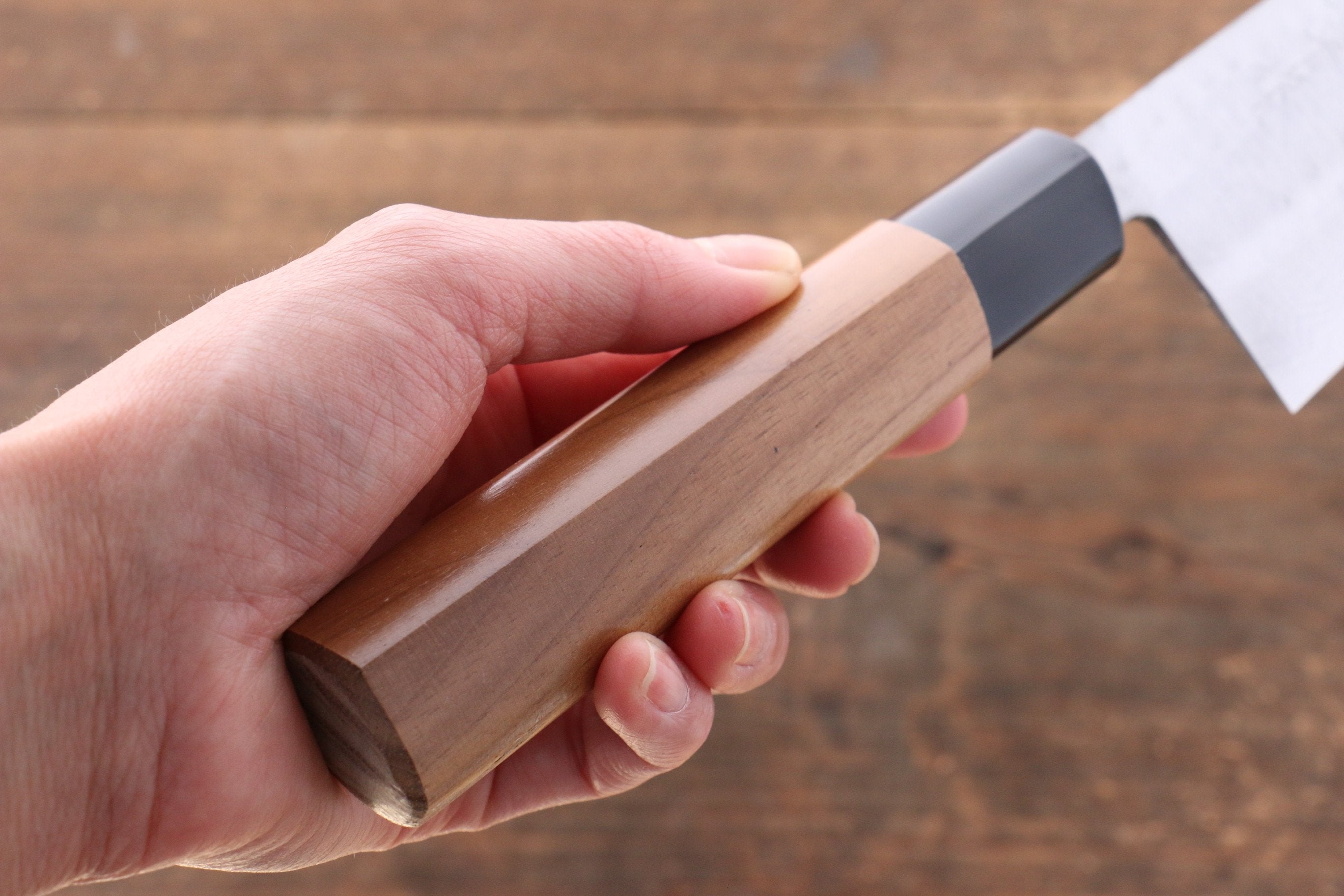 Premium Kunihira Tanryu VG1 Damascus Santoku Knife 170mm - Walnut Handle Japanese Chef Knife for Slicing, Dicing & Chopping - Perfect for Home Cooking & Professional Kitchens