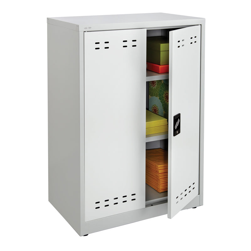 Heavy Duty Steel Storage Cabinet - Secure & Durable Metal File Organizer for Office, Garage, or Warehouse Storage Solutions