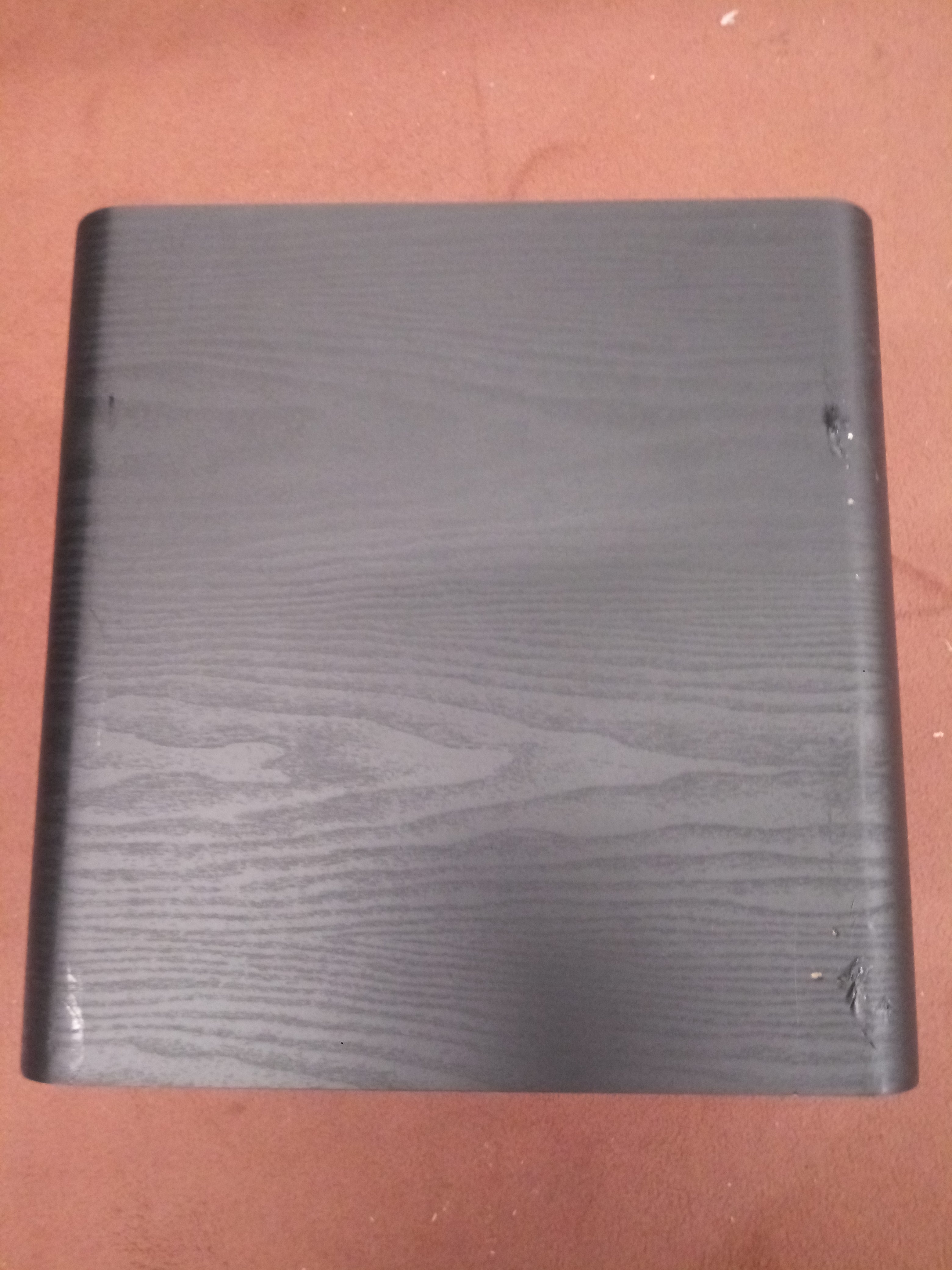 SB 2000 Premium Black Ash Wood Outlet Cover - 1139 Model - Durable Wall Plate for Home & Office Electrical Safety
