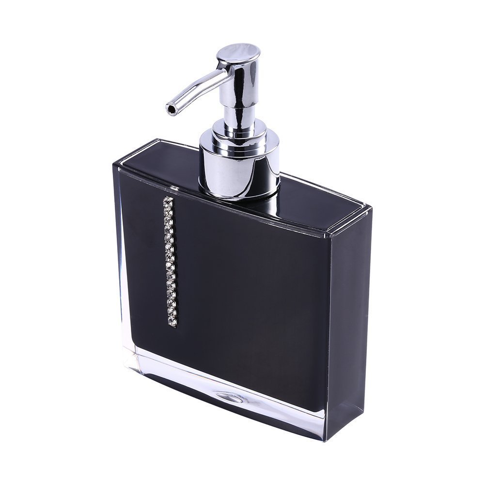 5-Piece Luxury Bathroom Accessories Set - Soap Dispenser, Toothbrush Holder, Cup, Tumbler & Lotion Bottle for Modern Vanity | Spa-Inspired Bath Decor for Home & Hotel Use
