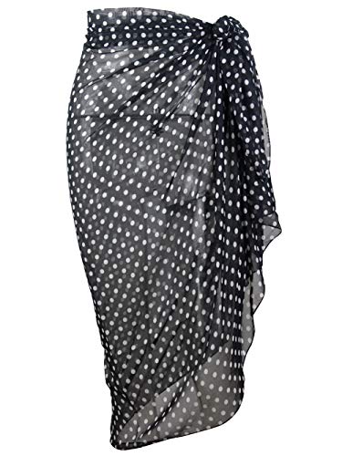 S07 Black W White Polka Dot