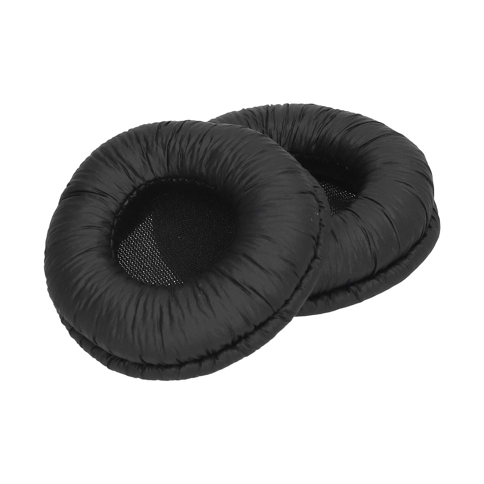 Premium Replacement Ear Pads - Universal 55mm Memory Foam Cushion Cover for Headphones (Black) | Comfort Upgrade for Gaming Headsets, Studio Monitors & Wireless Headphones