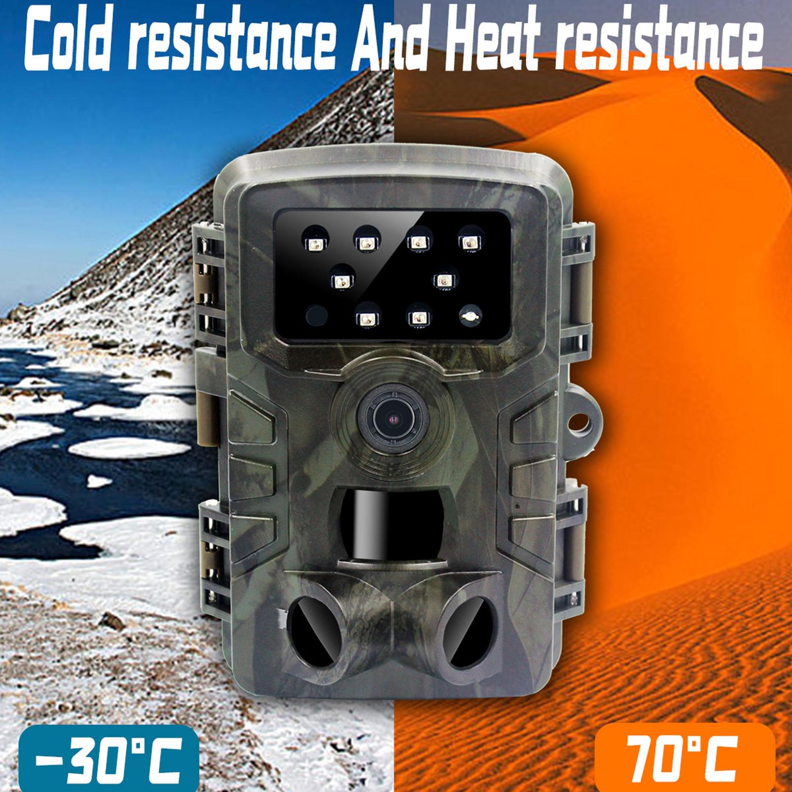 1080P HD Night Vision Hunting Camera - Waterproof Wildlife Trail Camera for Outdoor Tracking, Hunting & Security Surveillance - Perfect for Camping, Wildlife Monitoring & Home Security