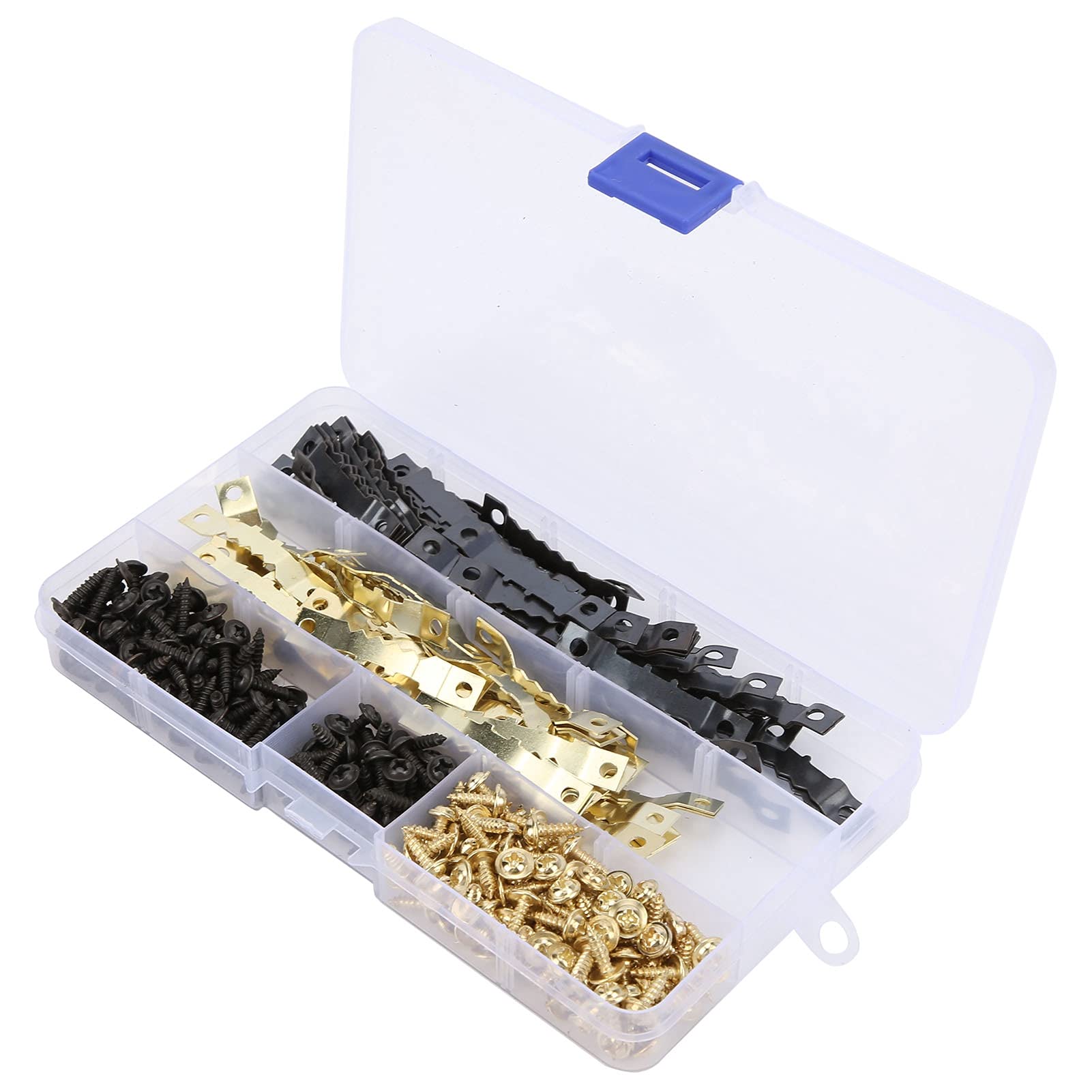Seamless Photo Frame Teeth Hanger - 240Pcs Screws Included for Canvas, Painting & Exhibition Display | Perfect for Home Decor, Art Galleries & Office Wall Decorations
