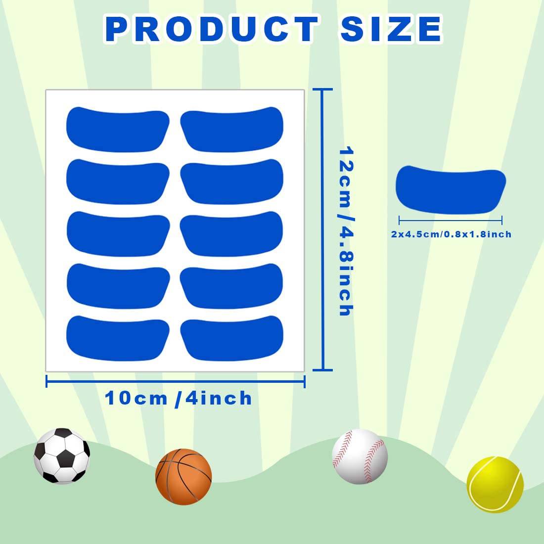 150 Pairs Football Face Stickers - Breathable Under Eye Black Stickers for Sports & Themed Parties | Perfect for Football, Baseball, Softball, Soccer & Lacrosse Fans - Game Day Essentials & Team Spirit Accessories