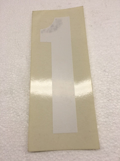 Number Stickers - White with Transparent Background for DIY Crafts, Scrapbooking, and School Projects