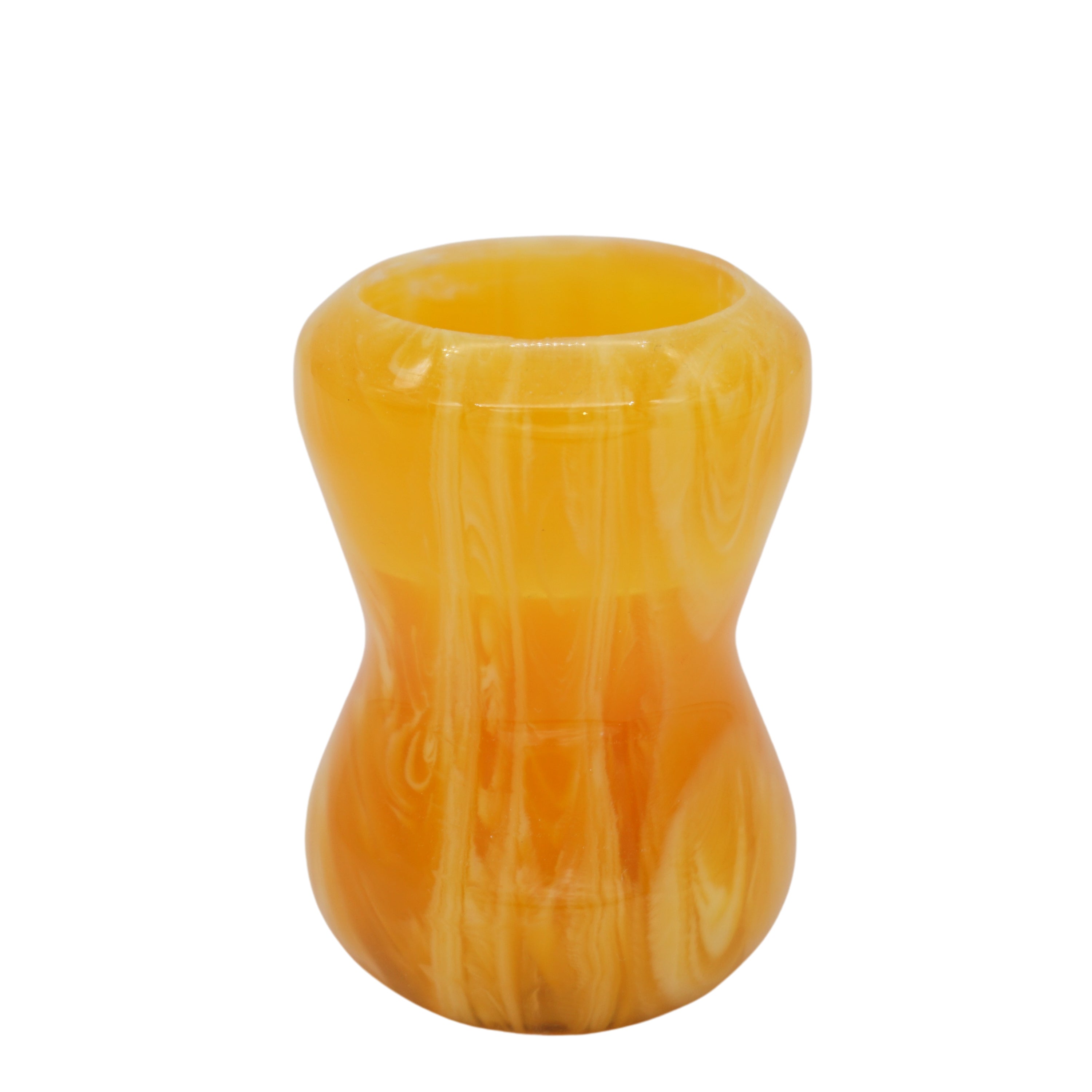 Premium Amber Handcrafted Shaving Brush Handle for Men - Fits 24mm & 26mm Knots - Perfect for Wet Shaving, Grooming Kits & Luxury Bathroom Essentials