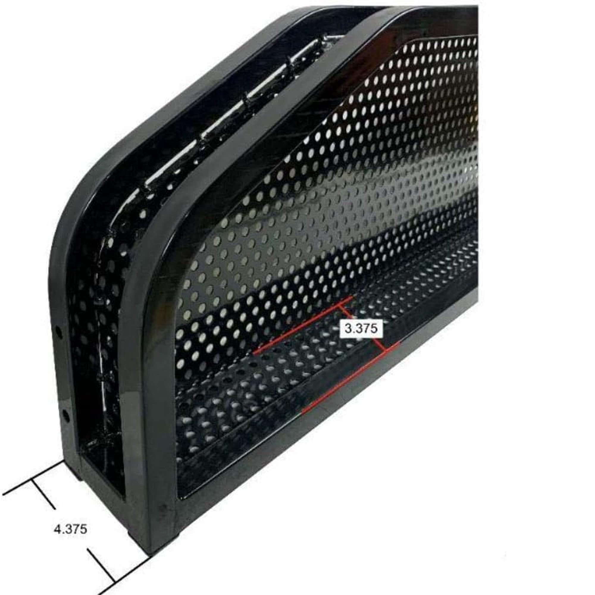 Huskey Parts Company Front Utility Cargo Basket for EZGO TXT RXV Club Car Yamaha Golf Cart with Brackets - Perfect for Golf Cart Storage & Outdoor Adventures