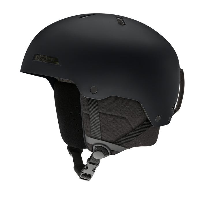 Smith 2025 Rodeo Snow Helmet for Men & Women - Matte Black Ski Snowboard Helmet - Lightweight & Comfortable for Winter Sports & Outdoor Activities