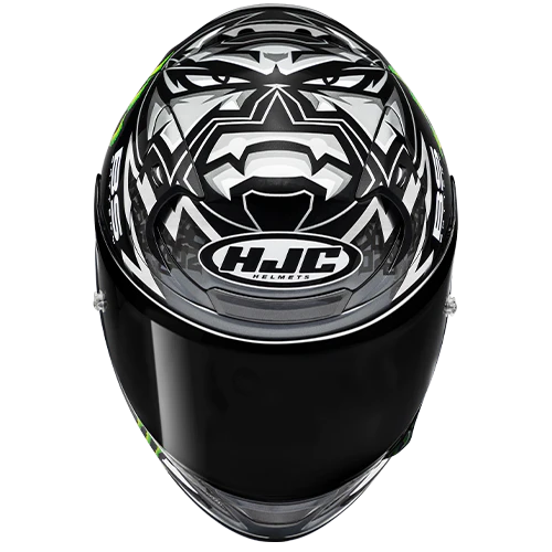 RPHA 12 FQ20 Black Full Face Motorcycle Helmet - Lightweight, DOT & ECE Certified for Racing & Street Riding - High-Performance Safety Gear for Men & Women