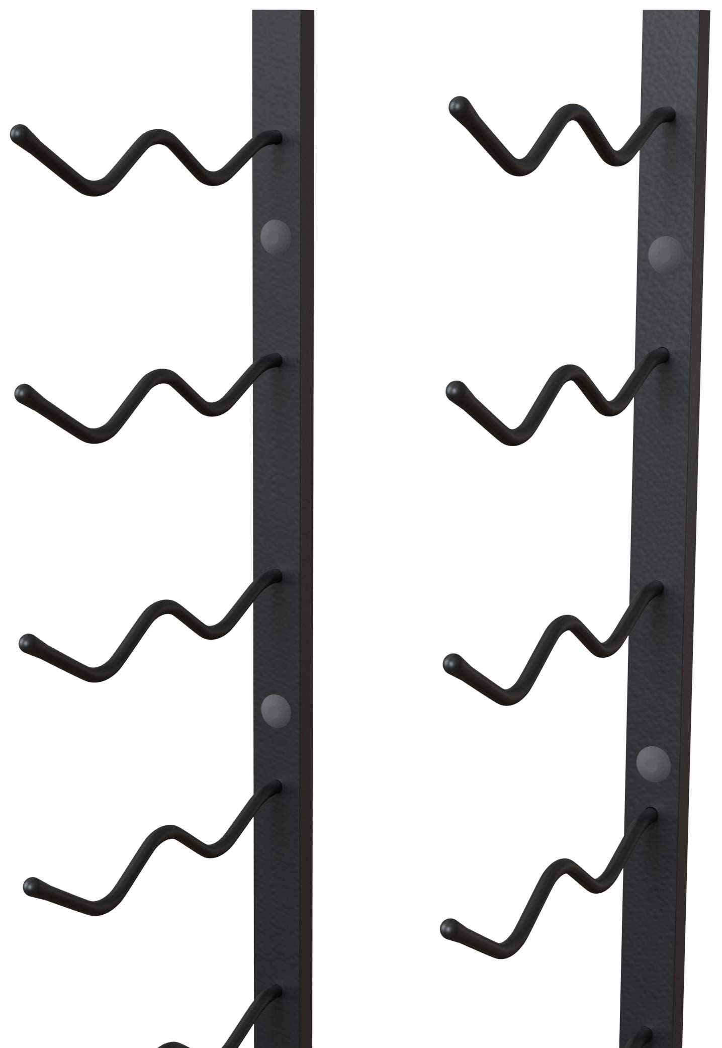 Y-Furniture 18-Bottle Wall Mounted Wine Rack - Sturdy Steel Wine Storage for Kitchen, Dining Room & Bar Decor