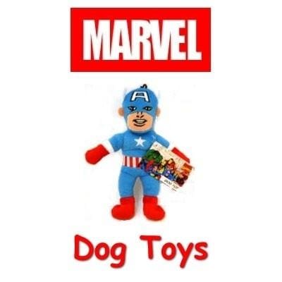 Captain America Dog Toy - Durable Chew Toy for Dogs, Superhero Pet Gift for Playtime & Training | Perfect for Marvel Fans & Puppies
