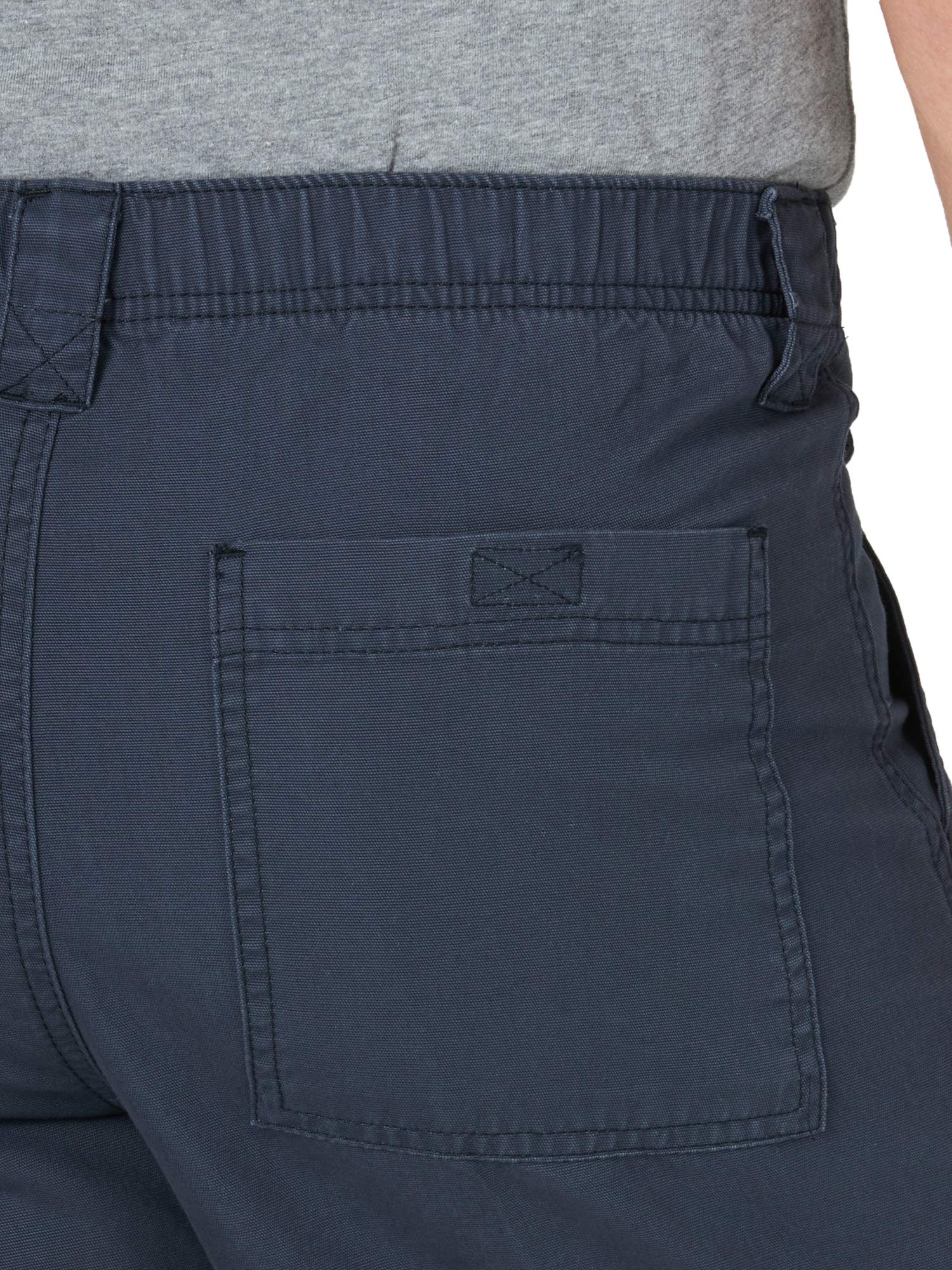 Wrangler Authentics Men's Canvas Utility Hiker Shorts - Durable Outdoor Hiking Shorts for Men with Multiple Pockets | Perfect for Camping, Hiking & Adventure Travel