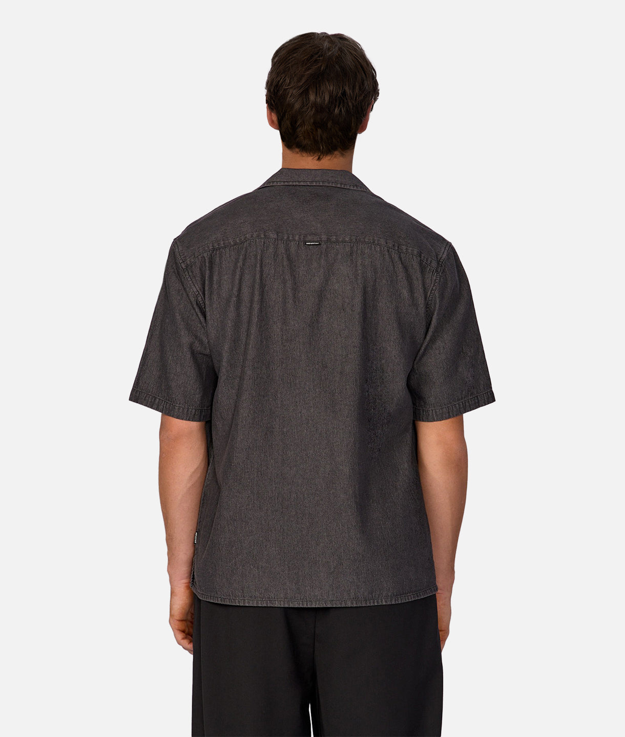 Santa Cruz Short Sleeve Shirt - Black Denim for Men | Casual Streetwear & Summer Fashion | Perfect for Beach, Concerts & Outdoor Activities