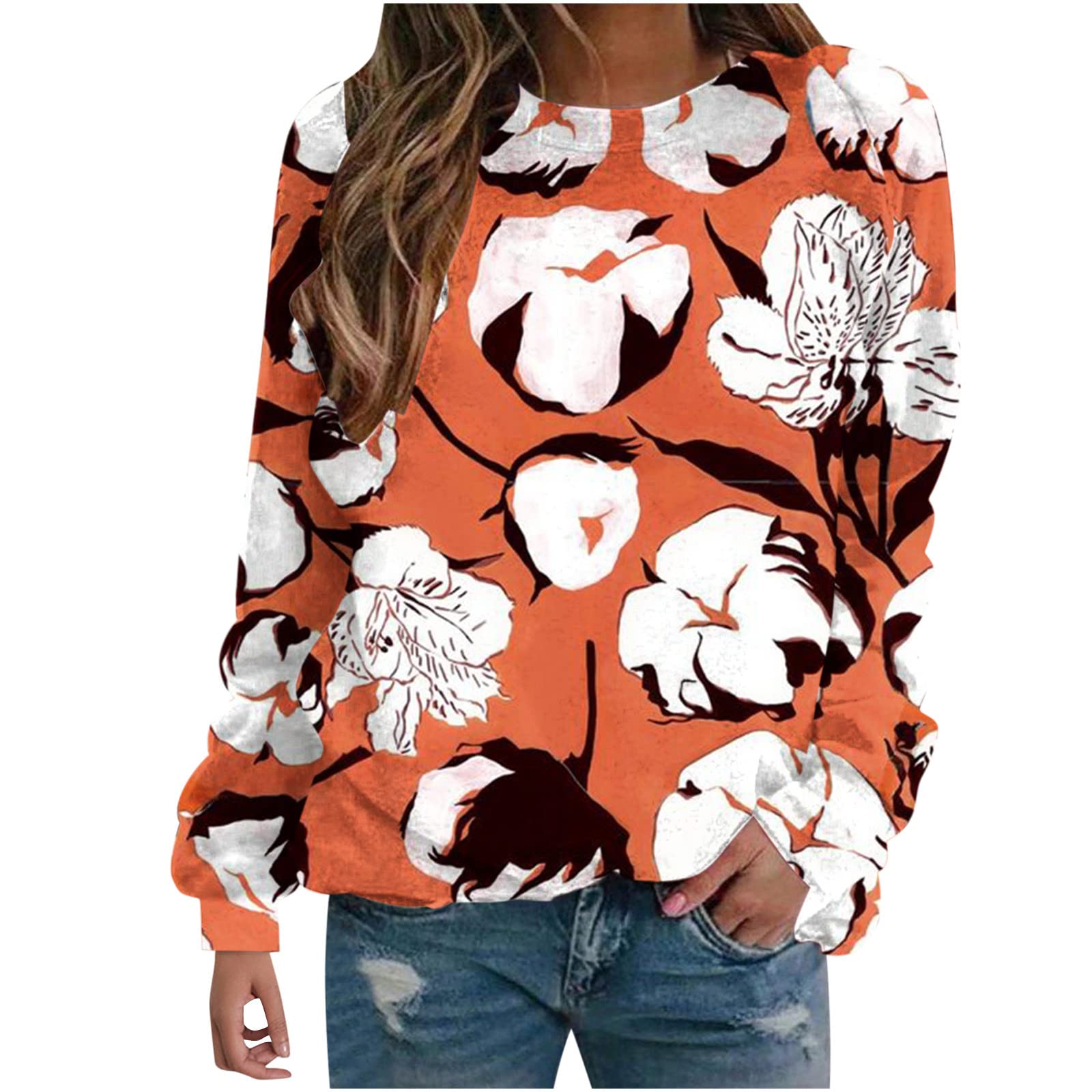 Southwestern Aztec Print Women's Long Sleeve Blouse - Trendy Loose Fit O-Neck Tunic Top with Leopard Design | Perfect for Casual Wear, Boho Outfits & Mexican Theme Parties