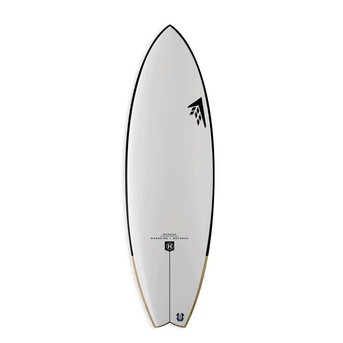 Firewire The Mashup Helium 5'10 Surfboard - Black Futures Fins - High Performance Shortboard for Waves & Beach Surfing