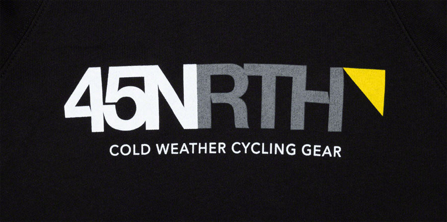 45NRTH Unisex Logo Pullover Hoodie - Black, X-Large | Warm & Stylish Winter Hoodie for Outdoor Activities & Casual Wear