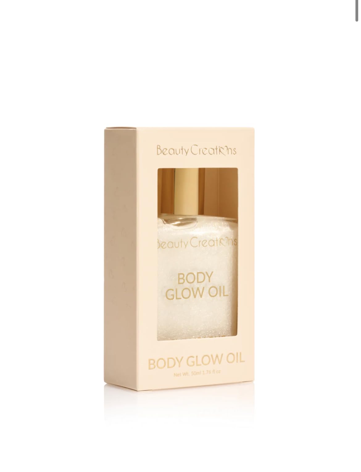 Natural Body Glow Oil - Champagne Shimmer for Radiant Skin | Hydrating & Illuminating Body Oil for a Sun-Kissed Glow | Perfect for Summer, Beach, and Special Occasions