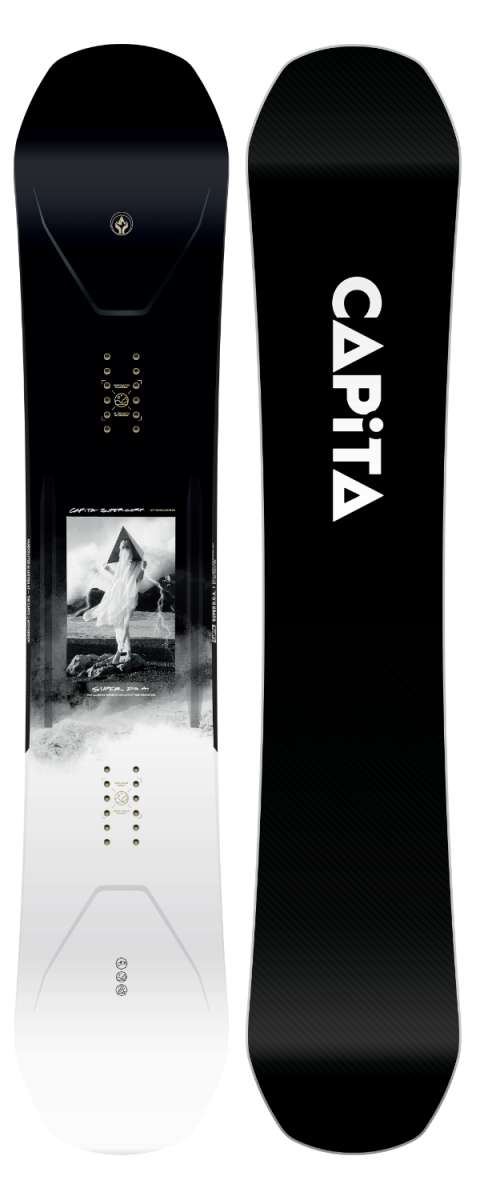2024 Capita Super DOA Snowboard - All-Mountain Freestyle Snowboard for Men & Women | Perfect for Park, Powder & Backcountry Riding