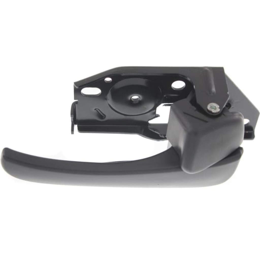 2001-2006 Kia Optima Front or Rear Passenger Side Interior Door Handle with Lock Button - Textured Black Replacement for SE/EX Trim | Perfect for Door Repair & Car Interior Upgrade