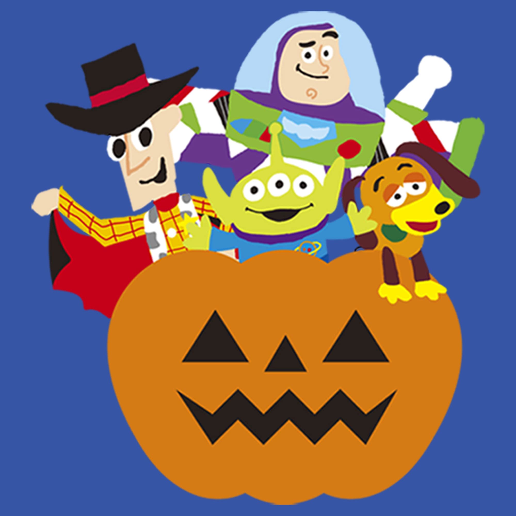 Men's Toy Story Halloween Sweatshirt - Cute Buzz Lightyear & Woody Graphic Pullover for Costume Parties & Trick or Treating