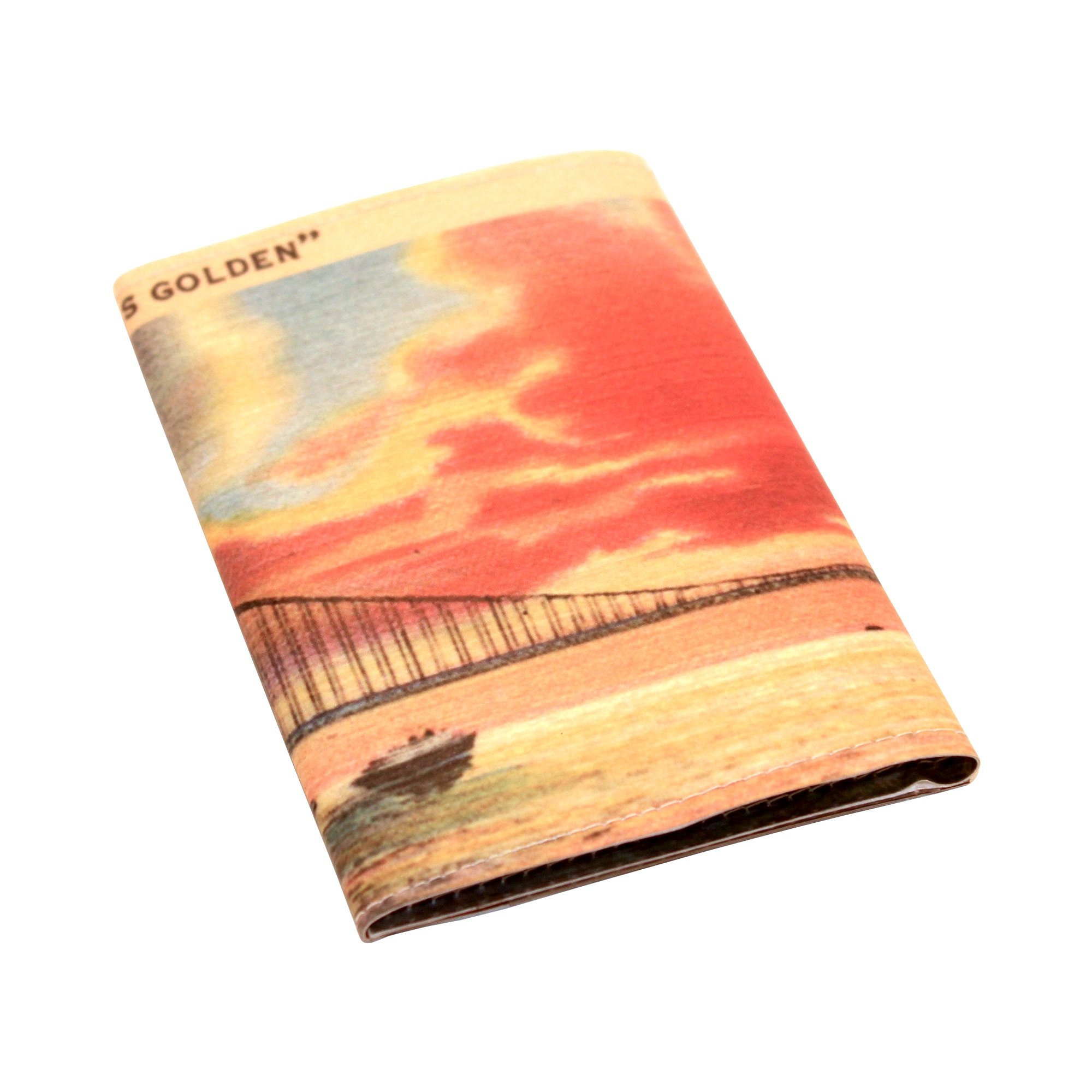 Vintage Maps & Places Tri-Fold Leather Wallet by Jamila Starwater - Perfect for Travel, Gifts & Everyday Use