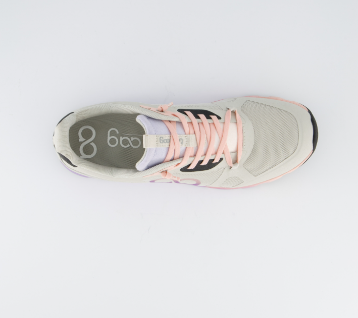 TENHAAG Grey Lilac Slip-On Sneakers for Women - Comfortable Casual Walking Shoes for Everyday Wear, Gym, and Travel