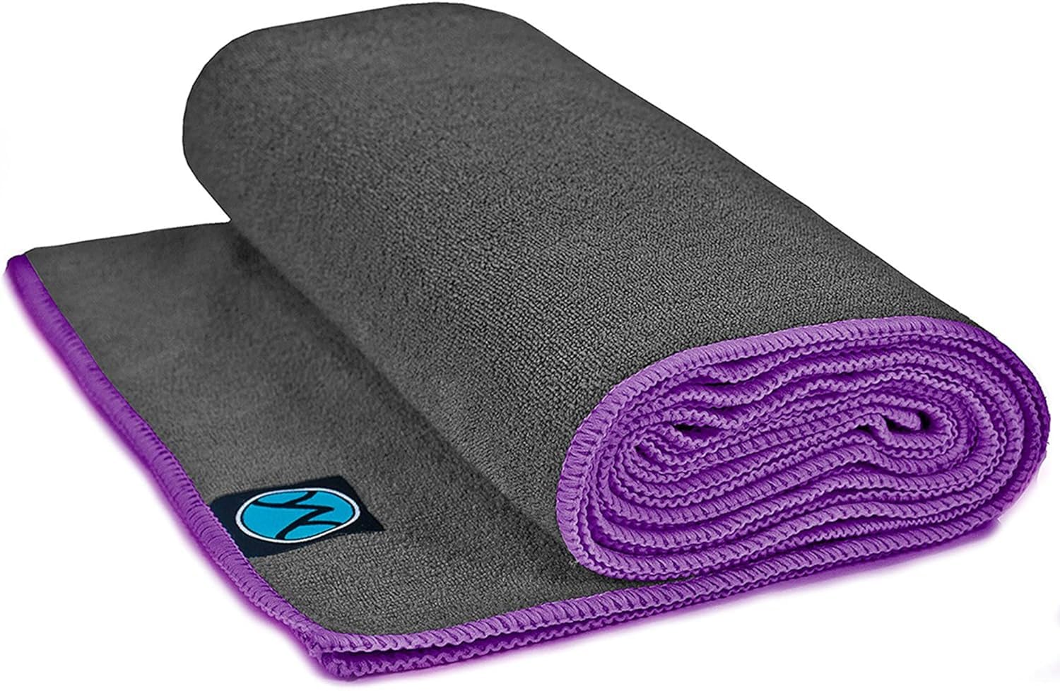 Youphoria Non-Slip Yoga Towel - Premium Microfiber Hot Yoga Mat Towel for Sweat Absorption & Enhanced Grip - Perfect for Bikram, Ashtanga & Home Yoga Practice