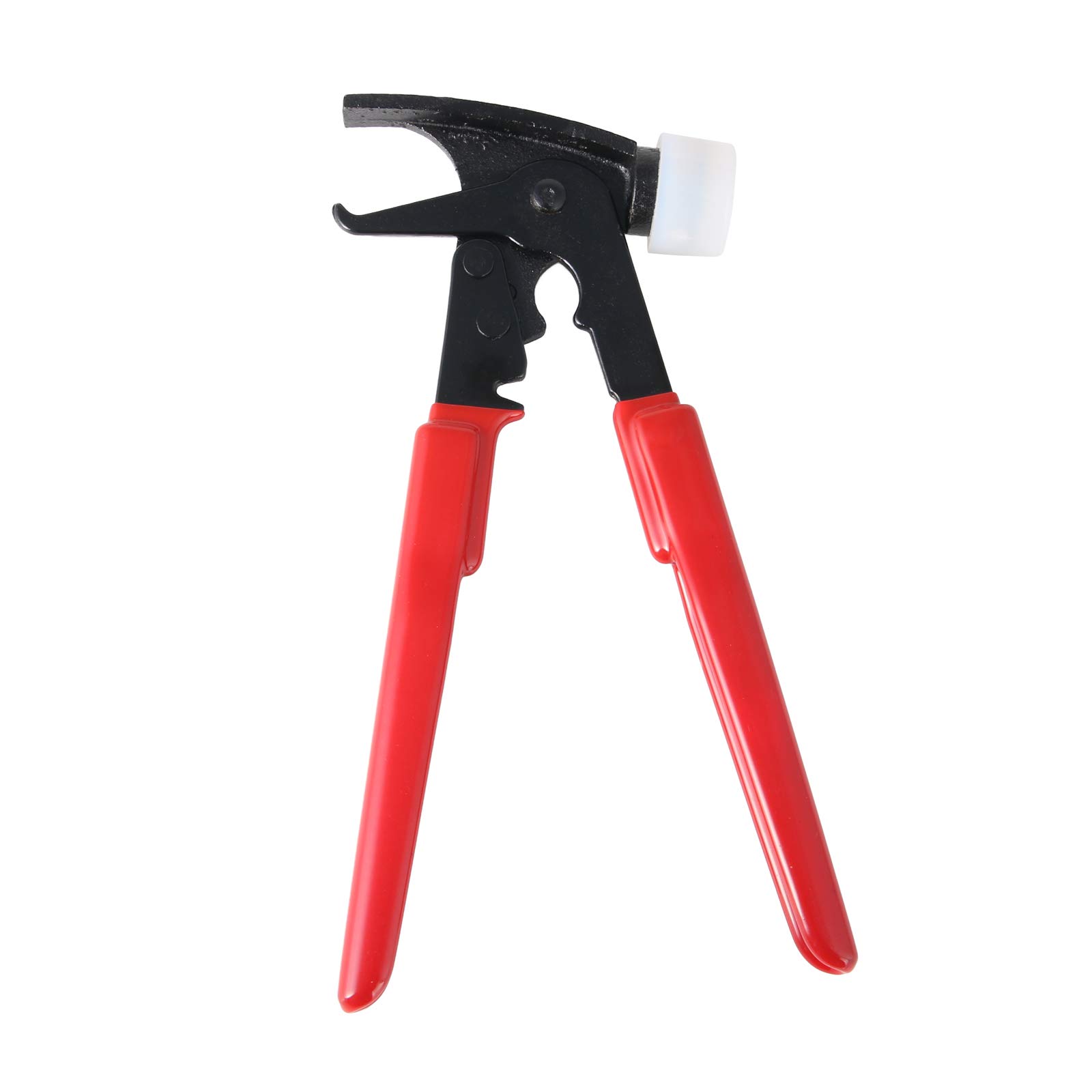 RockTrix Heavy Duty Wheel Weight Hammer - Professional Wheel Balancing Tool for Clip-On Weights - Perfect for Auto Shops & DIY Car Maintenance (Red)