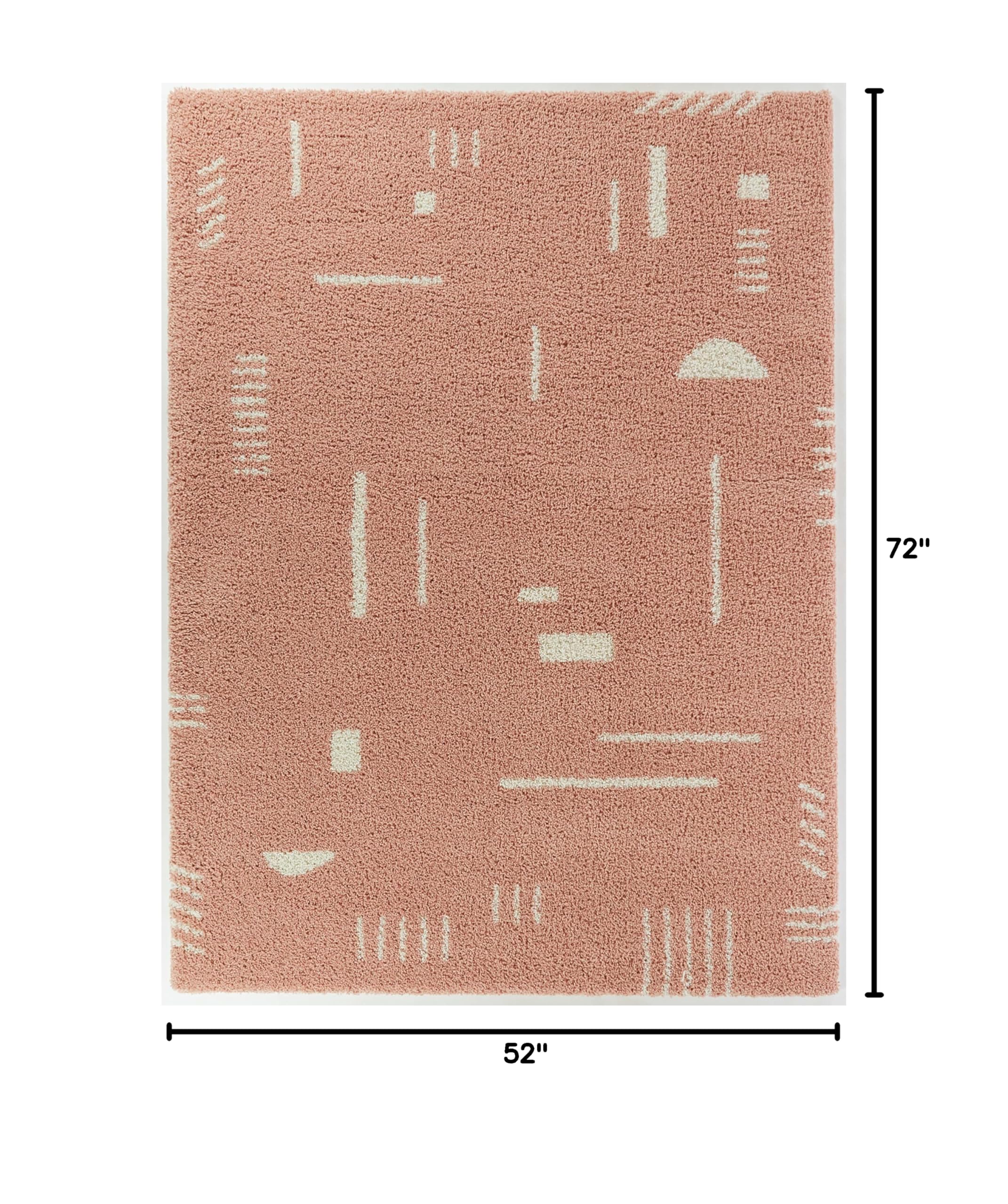 Rupa Modern Shag Area Rug - Soft Plush Fluffy Shaggy Carpet for Living Room, Bedroom & Nursery - Cozy Home Decor for Winter Comfort