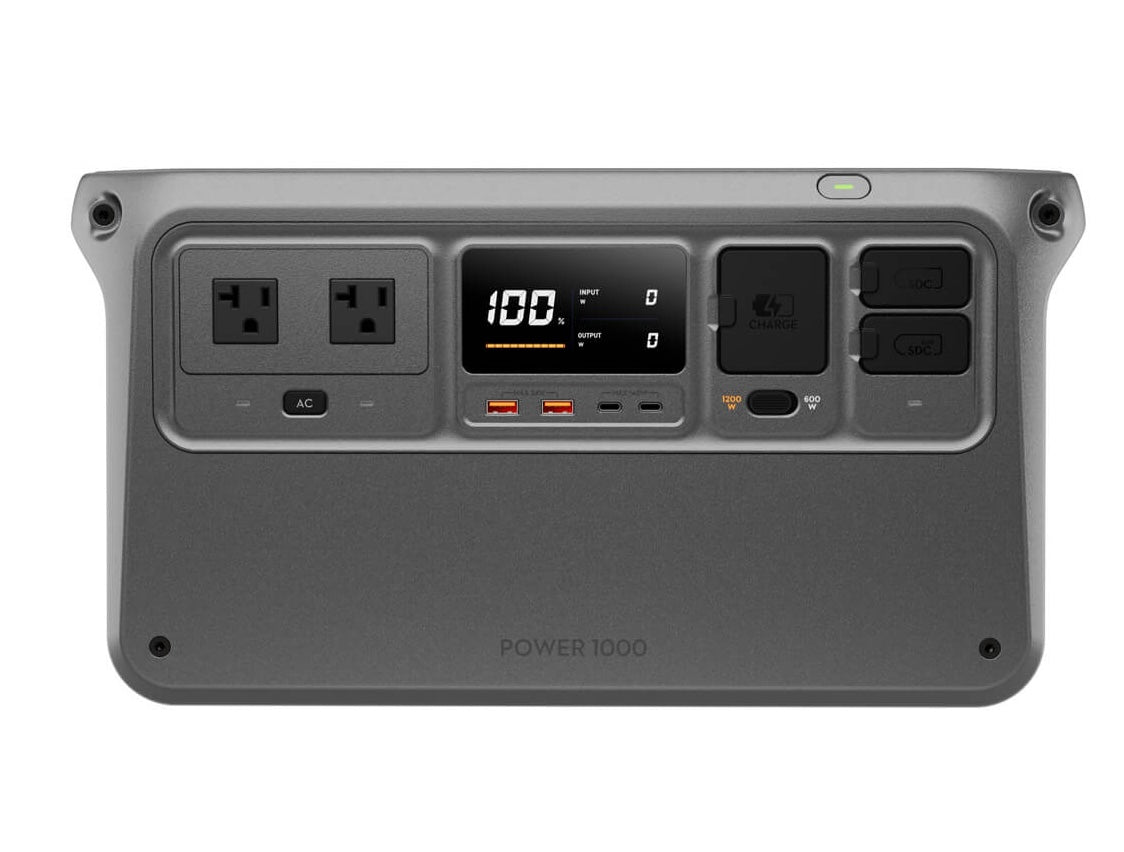 DJI Power 1000 Portable Power Station - 1000W Solar Generator for Camping, RV, Outdoor Adventures & Emergency Backup Power