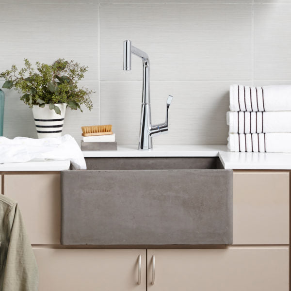 Native Trails Farmhouse 2418 24 Inch Apron Front Kitchen Sink - Stainless Steel Drop-in Sink for Modern Farmhouse & Rustic Kitchen Decor | Perfect for Food Prep, Dishwashing & Country Style Homes