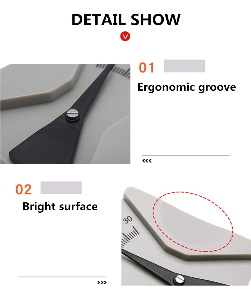 Precision Eyeglasses Angle Ruler & Frame Measuring Tool - Professional Optical Accessories for Perfect Eyewear Fitting | Ideal for Opticians, Jewelers & DIY Eyeglass Repair