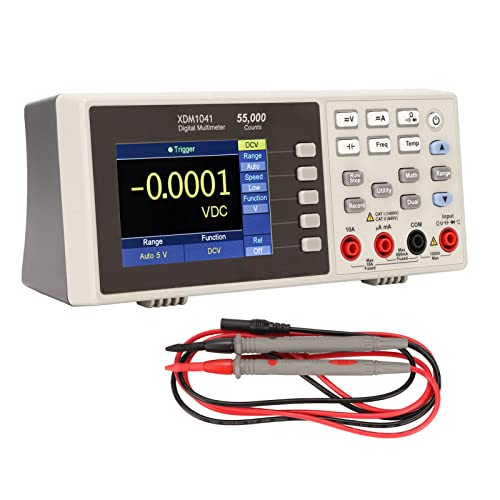 **Digital Multimeter 55000 Counts True RMS - High Accuracy Voltage Current Resistance Tester for Home, Car & Electronics - Measures Continuity, Diode, Capacitance, Temperature & Frequency (US Stock)**    *(Perfect for Electricians, DIY Enthusiasts & Automotive Repairs - Test Household Wiring, Car Batteries & Electronic Circuits Safely)*