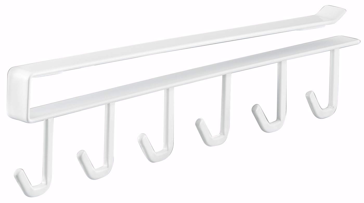 Yamazaki Home Under Shelf Organizer - Space Saving Kitchen & Bathroom Storage Rack for Utensils, Spices & Cleaning Tools - Perfect for Small Spaces & Closet Organization