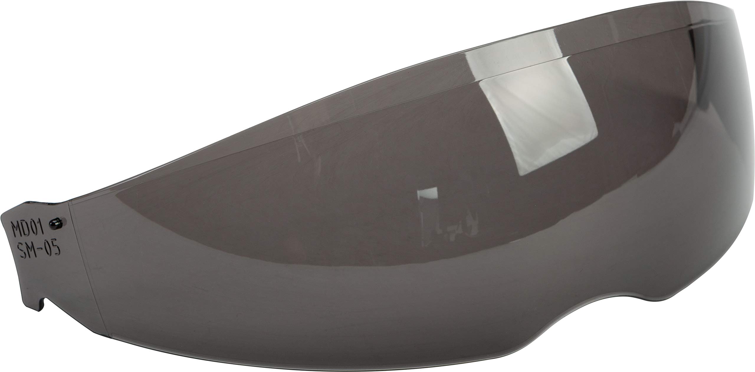 GMAX GM-64/S Smoke Motorcycle Helmet Inner Shield - Universal Size for Street Bikes - Perfect for Day & Night Riding, Commuting & Urban Adventures